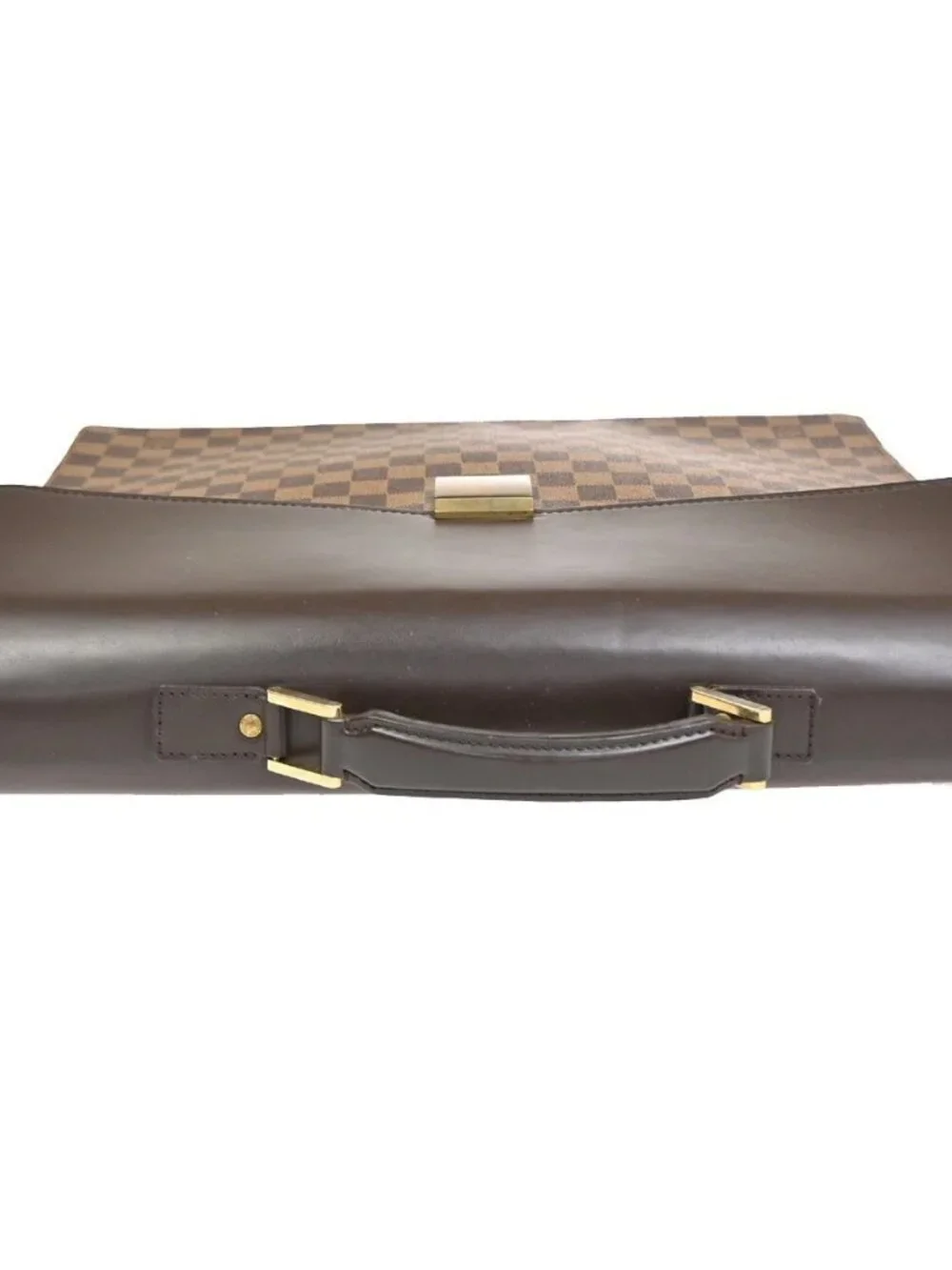 LOUIS VUITTON Altona GM Business Hand Bag Damier Ebene Leather